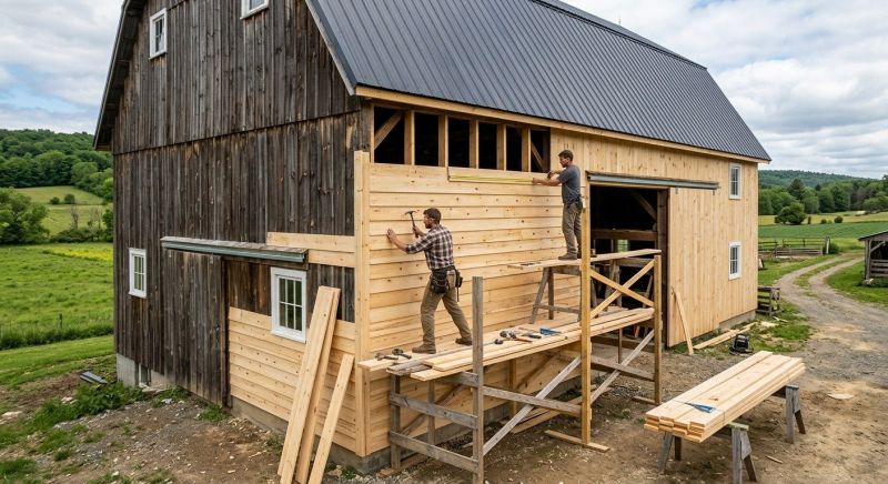 Barn Siding Installation in Dacula, GA