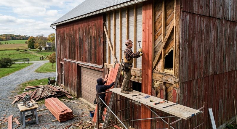 Barn Siding Replacement in Barrow County, GA