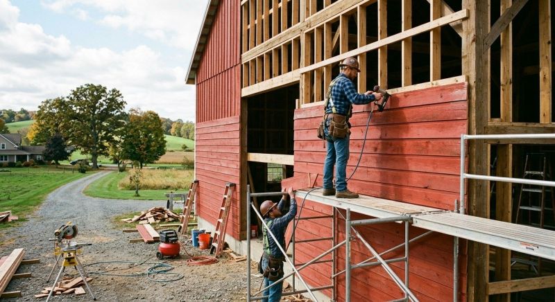 Barn Siding Replacement in Duluth, GA