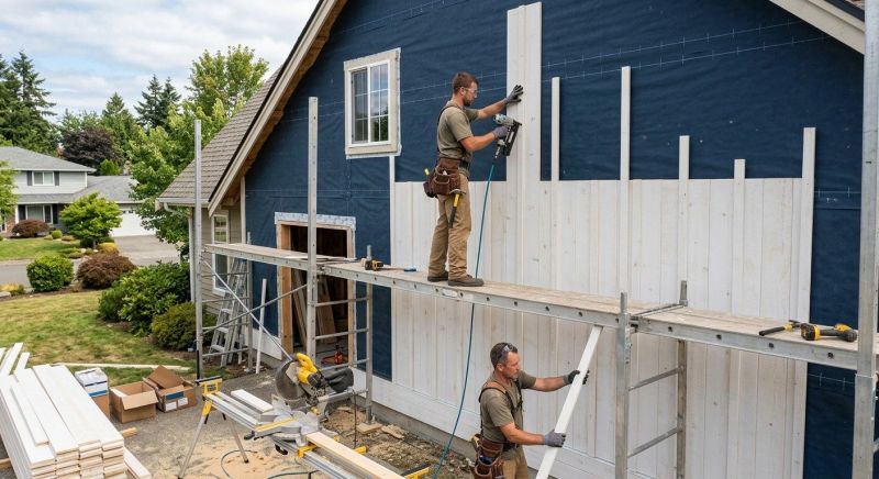 Batten Siding Installation in Alpharetta, GA
