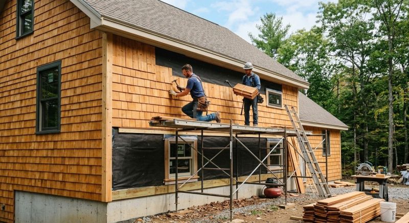 Cedar Siding Installation in Winder, GA