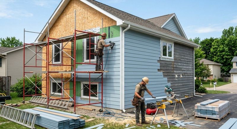 Cement Siding Replacement in Oakwood, GA