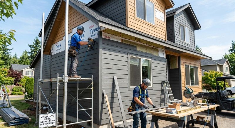 Composite Siding Installation in Barrow County, GA