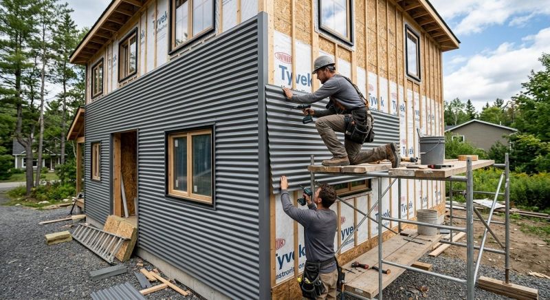 Corrugated Siding Installation in Dacula, GA