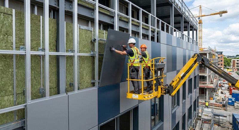 Facade Cladding Installation in Dacula, GA