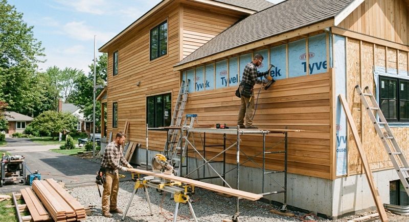 Faux Wood Siding Installation in Bethlehem, GA