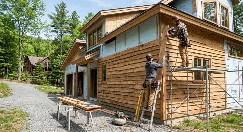 Faux Wood Siding Installation in Lithonia, GA