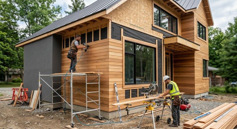 Faux Wood Siding Installation in Loganville, GA