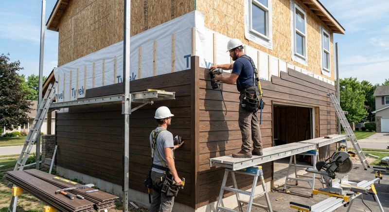 Faux Wood Siding Installation in Norcross, GA