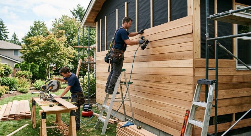 Hardwood Siding Installation in Oxford, GA