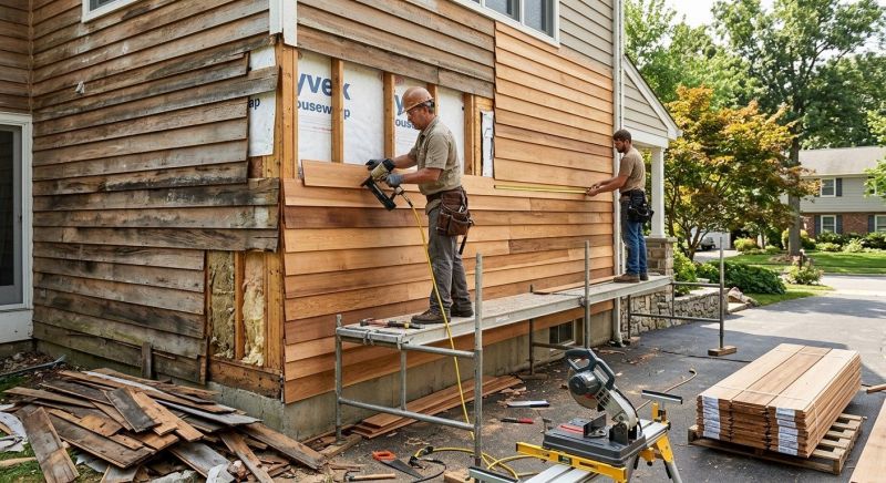 Hardwood Siding Installation in Tucker, GA