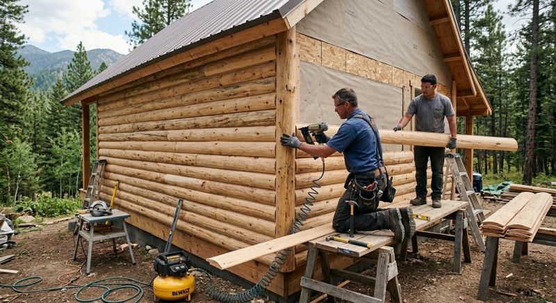 Log Siding Installation in Alpharetta, GA