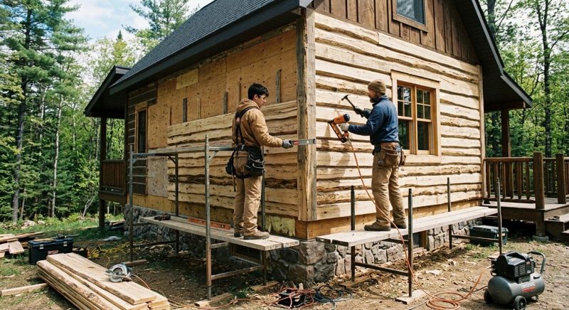 Log Siding Installation in Buford, GA