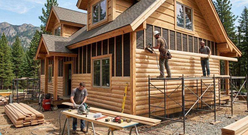 Log Siding Installation in Lilburn, GA