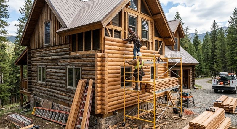 Log Siding Installation in Monroe, GA