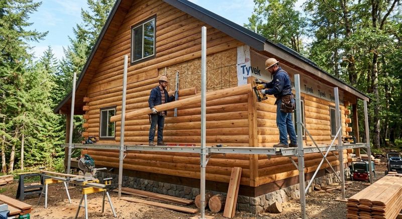 Log Siding Installation in Stone Mountain, GA