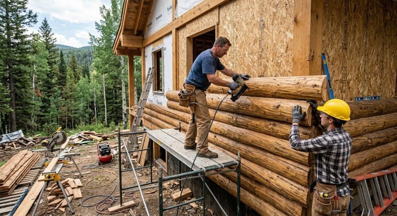 Log Siding Installation in Winder, GA