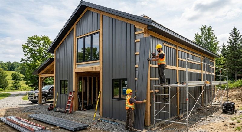 Metal Barn Siding Installation in Dacula, GA