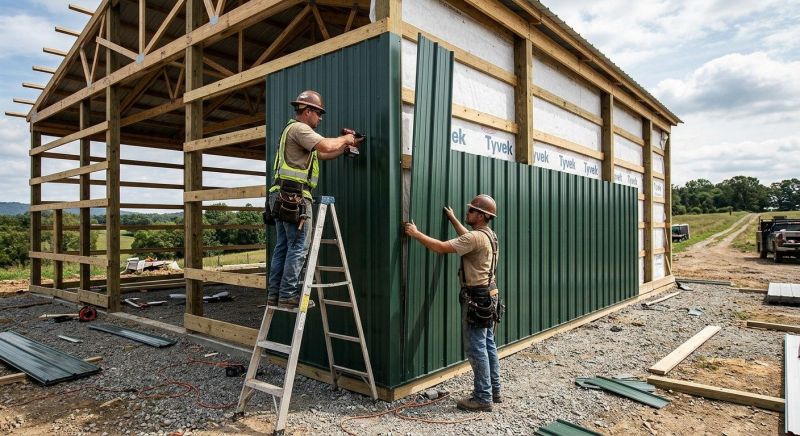 Metal Barn Siding Installation in Dacula, GA