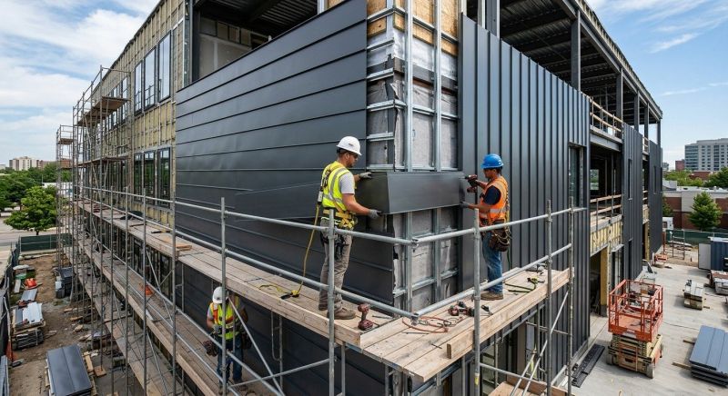 Steel Cladding Installation in Dacula, GA