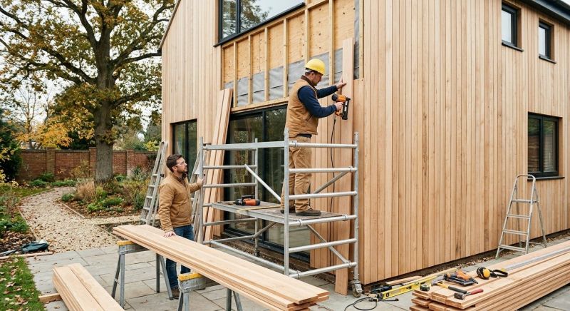 Wood Cladding Installation in Alpharetta, GA