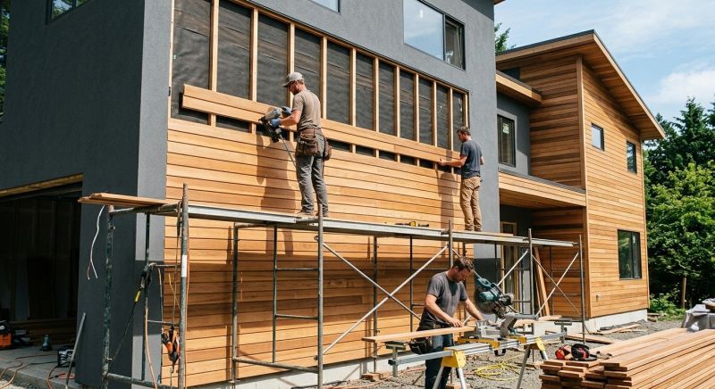 Wood Cladding Installation in Lilburn, GA