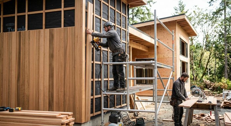 Wood Cladding Installation in Monroe, GA