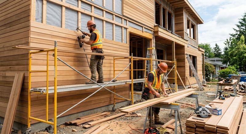 Wood Cladding Installation in Suwanee, GA