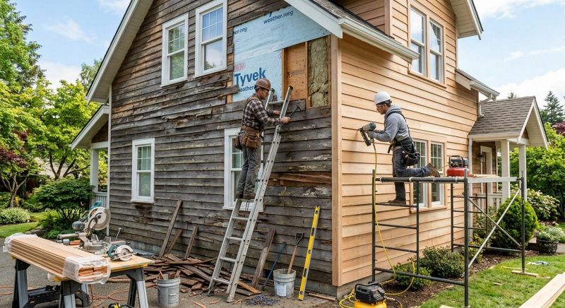 Wood Siding Installation in Snellville, GA