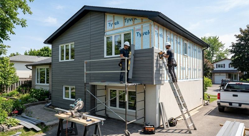 Facade Cladding Installation
